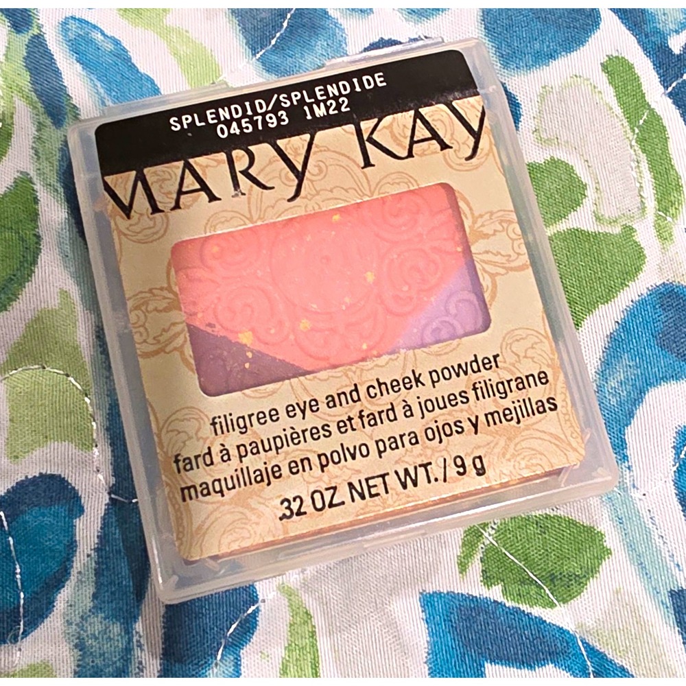 Mary Kay Filigree Eye & Cheek Shimmer Pressed Powder Palette Splendid 045793